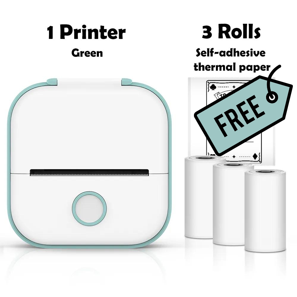 Portable Pocket Printer + FREE 3 ROLLS🔥